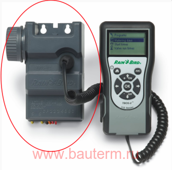 Блок управления поливом на 2 станции TBOS-II Bluetooth RAIN BIRD