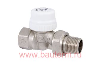 Клапан радиатора термостат. прямой с уплотнением ProFactor 3/4" (10/80)
