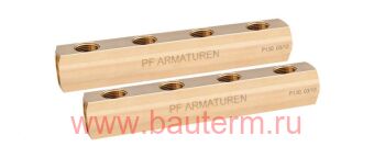 Коллектор двусторонний ProFactor г/г 1" х 1/2"г (5) (1/25)