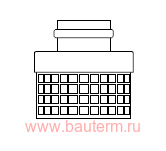 Адаптер для перехода DN 60/80 мм для VAILLANT