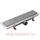 Душевой лоток 900мм DROPS глянец, боковой слив D50