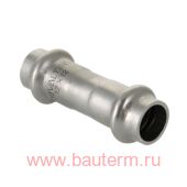 Фитинг из нержавеющей стали – пресс-муфта 15 x 15, VALTEC