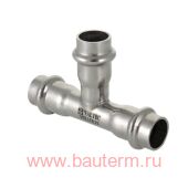 Фитинг из нержавеющей стали – пресс-тройник 35 x 35 x 35, VALTEC