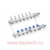Коллектор HКV-D 06 V2A нерж с ротаметрами для теплых полов REHAU (ст.арт 208061-002)