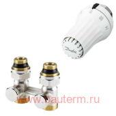 Комплект (ниж. подключение) RAE-K+кл-н RLV-KS с переходниками, G3/4A x G1/2A прямой
