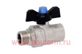 Кран шаровой PF STRONG г/ш/б 1" (4/40) усиленный Вн-Нар бабочка, ProFactor