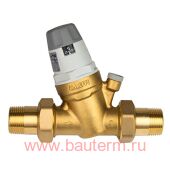 Редуктор давления с блочным картриджем 25 атм бронз. 1 1/ 4", с манометром CALEFFI